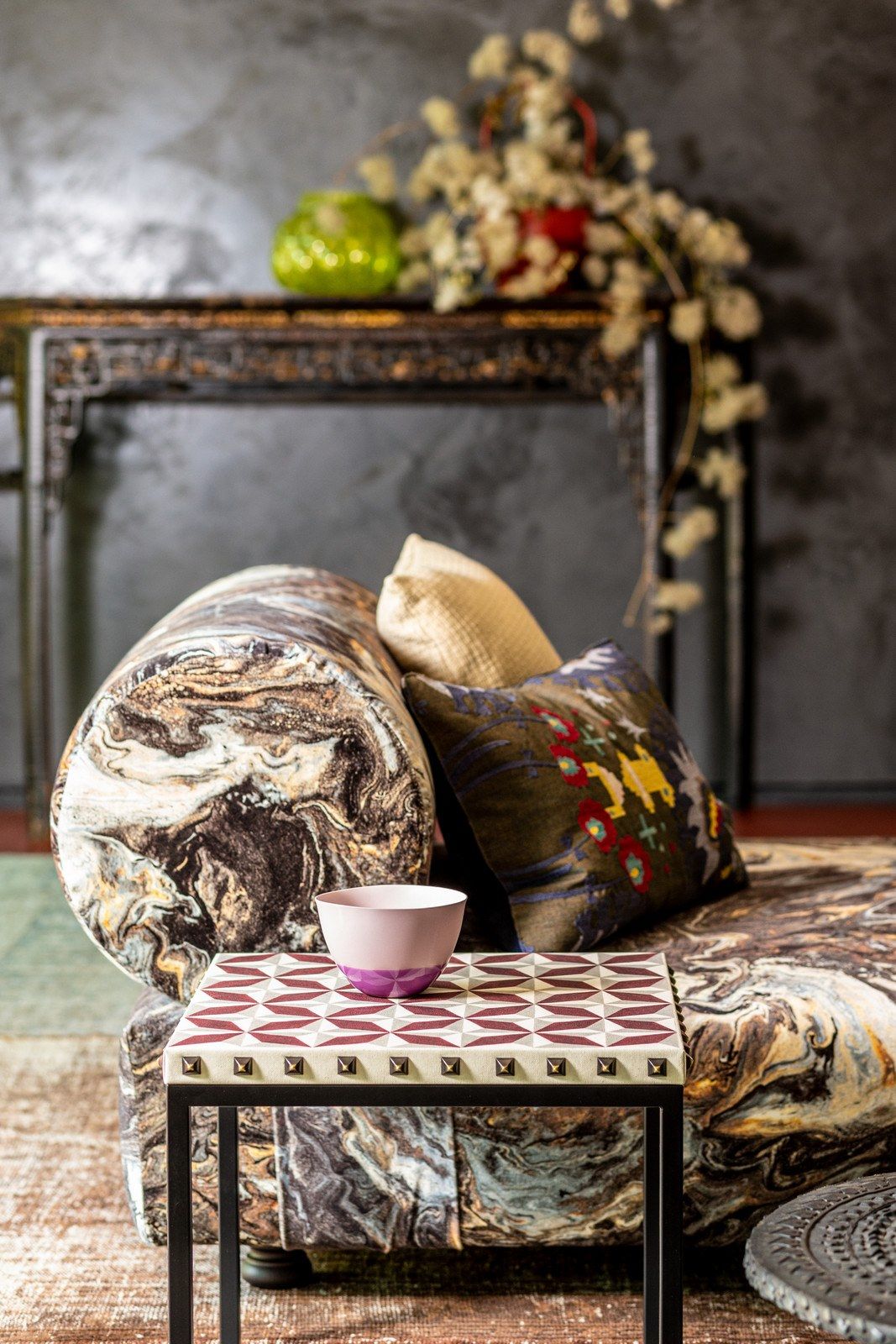 Квадратный стальной и стеклянный журнальный столик для гостиной MOROSO Salon Nana ARCH-00134514 - Вид №11