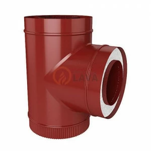 Сэндвич-тройник LAVA 115/180 мм. 90" красный (3011)