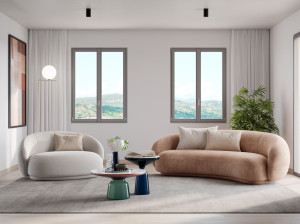 Окно из ПВХ с тройным остеклением