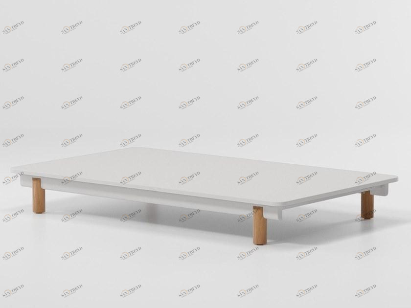 Kettal Прямоугольный журнальный столик из алюминия Molo #42720