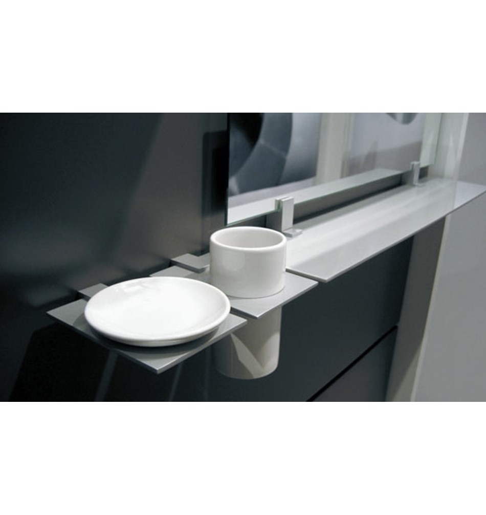 FROST Полка 4, 9см » матовая. цинк / латунь Матовый Q303209010  - Вид №1