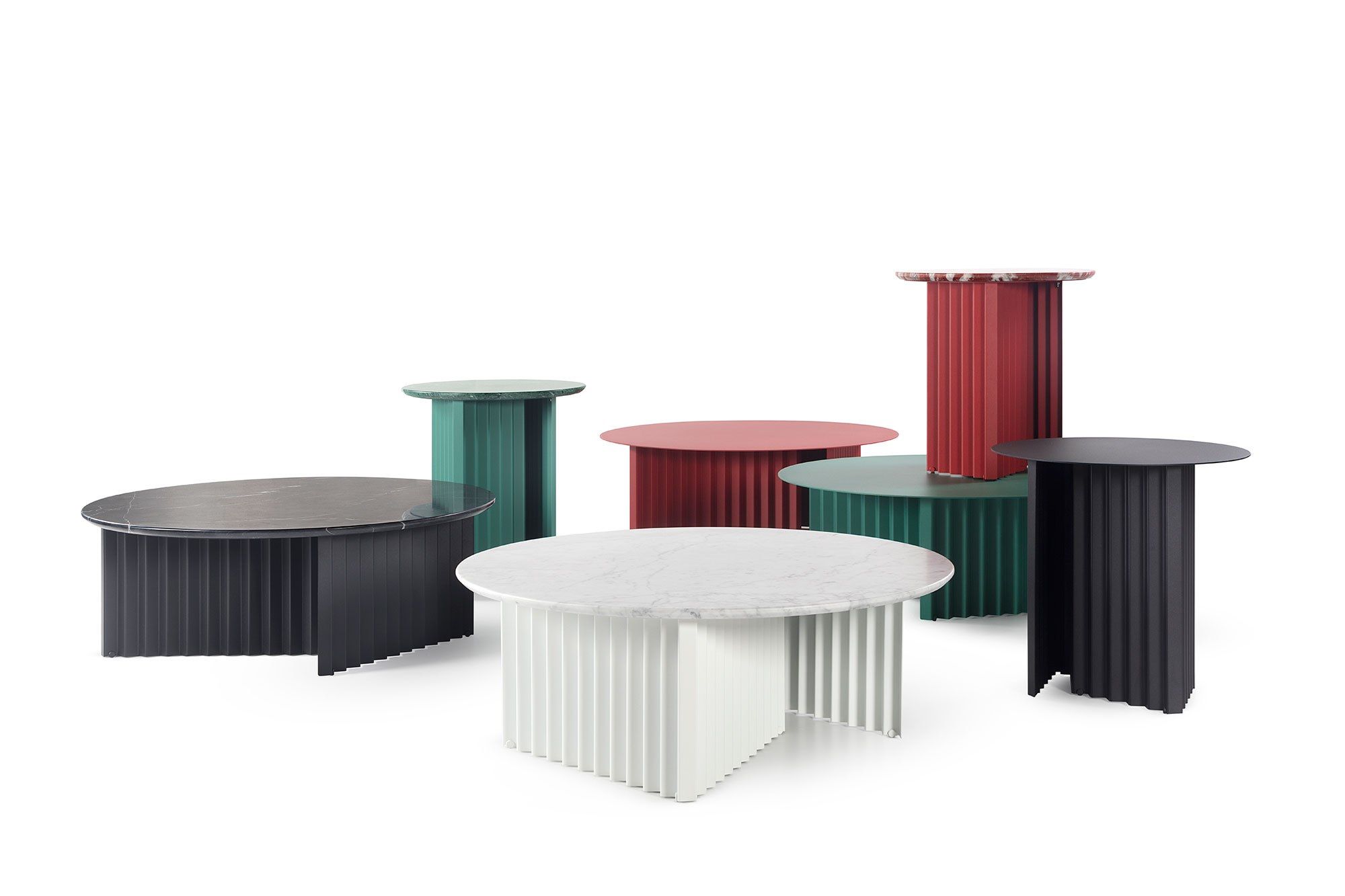 Круглый стальной журнальный столик RS Barcelona Plec ARCH-00148737 - Вид №4