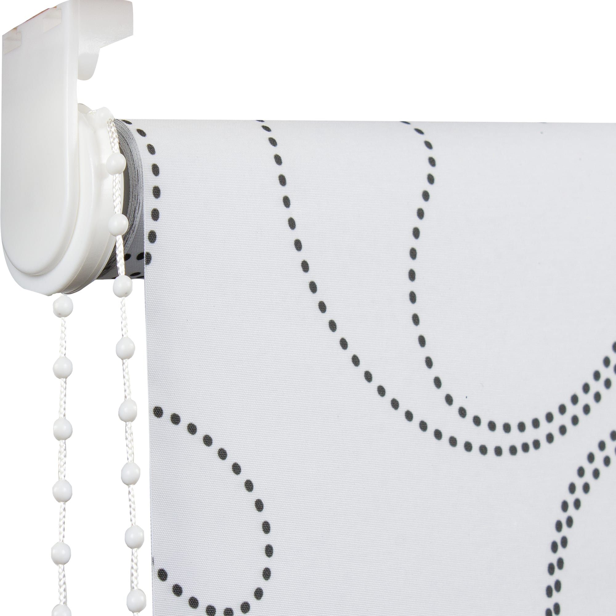 82023915 Штора рулонная Blackout «Лаура», 160х175 см, цвет чёрно-белый Santreyd  - Вид №2