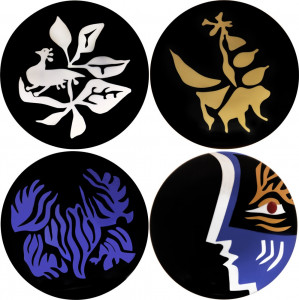 10639572 Haviland Набор десертных тарелок Haviland "Люрса по мотивам Вильмот" 16см Фарфор