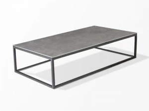 MOBLIBERICA Низкий прямоугольный керамический журнальный столик Terra