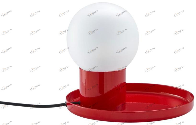 Ligne Roset Настольная лампа из металла и стеклянный плафон  10072955-10072956 