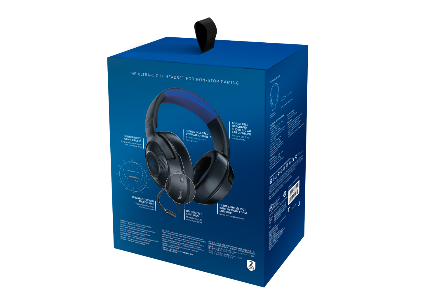 RZ04-02890200-R3M1 kraken x for console - analog gaming headset - russian packaging Razer Santreyd  - Вид №6