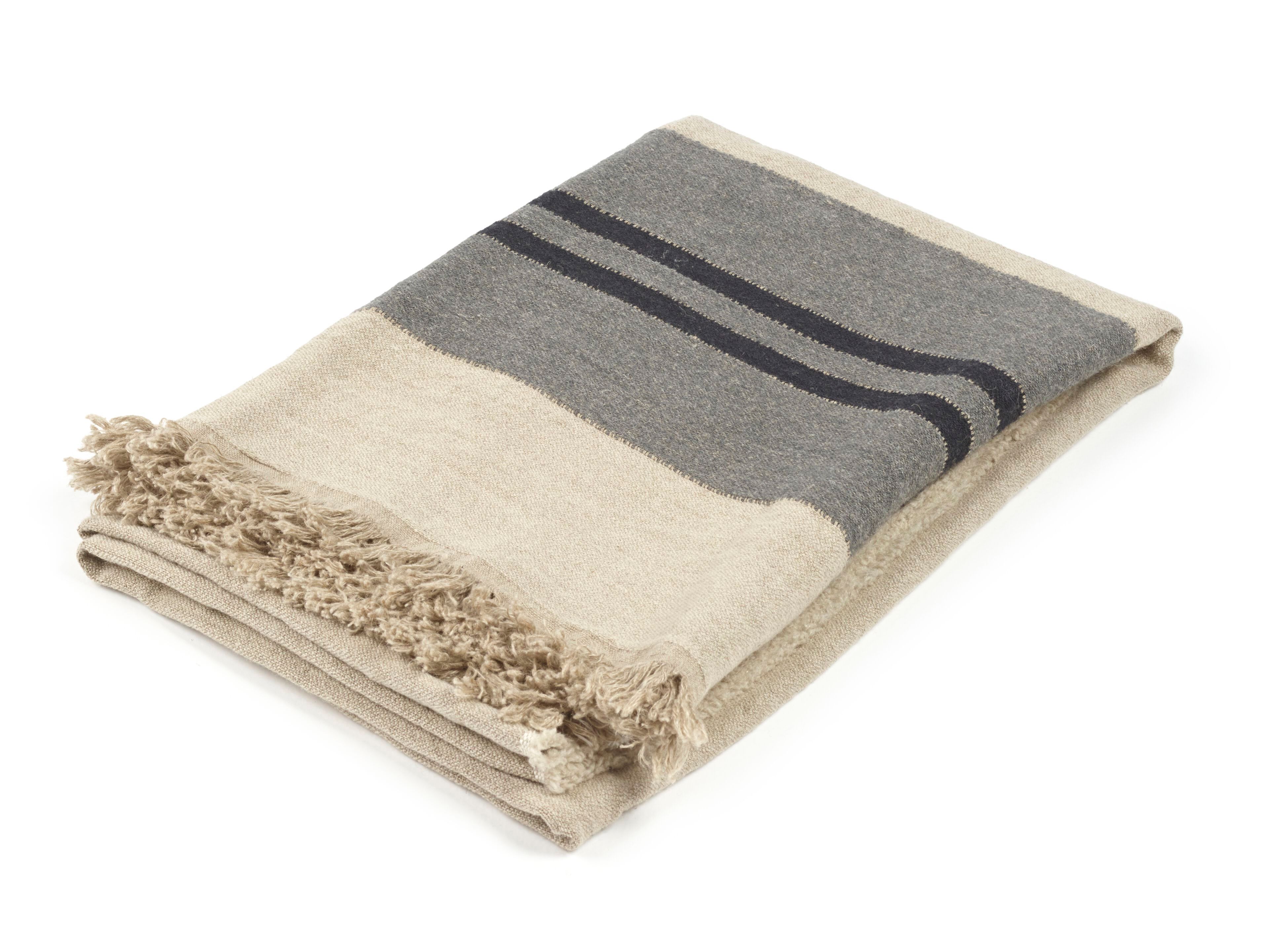 Льняное одеяло Libeco Home Black House Stripe ARCH-00039272