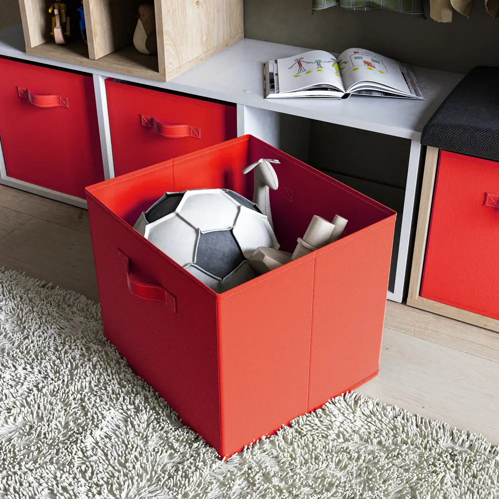 Короб Spaceo KUB для хранения - стильный органайзер 31×31×31 см 82658006