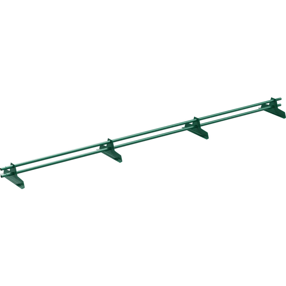 Снегозадержатель трубчатый ЭКО для любого вида кровли 3 м RAL 6005 зеленый ВЕГА STLM-2117560