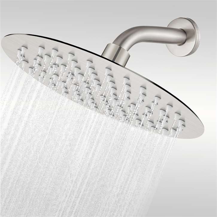 Круглая настенная душевая головка с кронштейном Fontana Showers Luxe Fontaine ARCH-00091302 - Вид №2