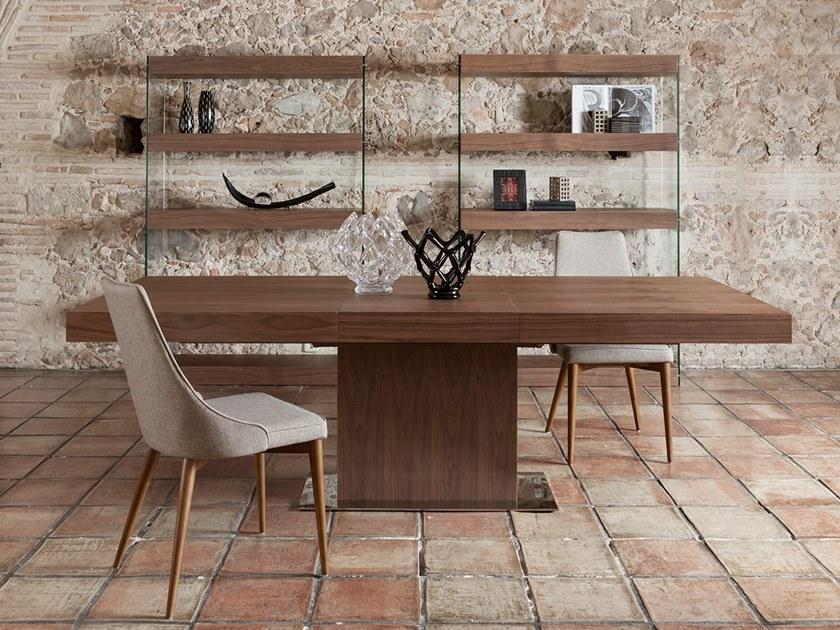 Angel Cerdá Двусторонний открытый книжный шкаф из дерева и стекла Nature life 3091 Angel Cerda - Вид №1