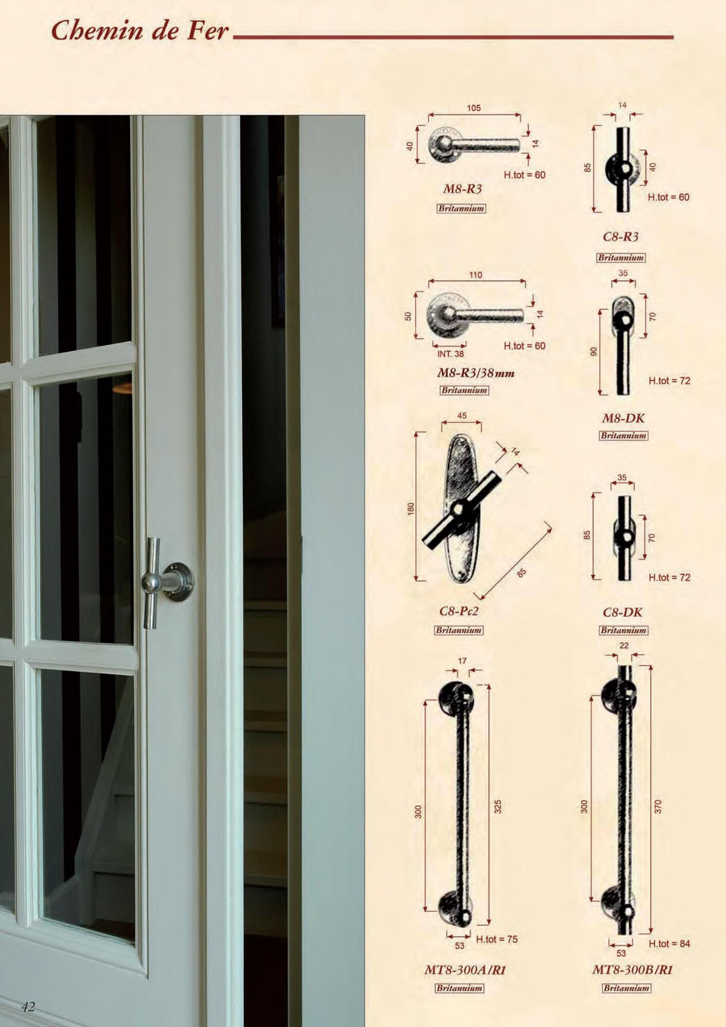 GIARA Ручка в классическом стиле Chemin de fer sun-id-1506867 - Вид №9