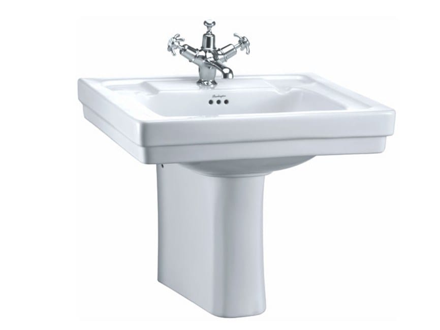 Прямоугольный умывальник из окна на полуколонне Burlington Викторианская ARCH-00068073