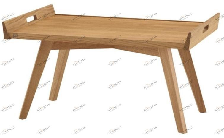 Ligne Roset Низкий прямоугольный журнальный столик из дуба  11497863-11497874 