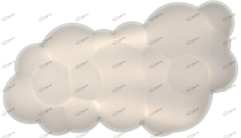 NEMO Светодиодный настенный / потолочный светильник из полиэтилена Nuvola sun-id-1493663