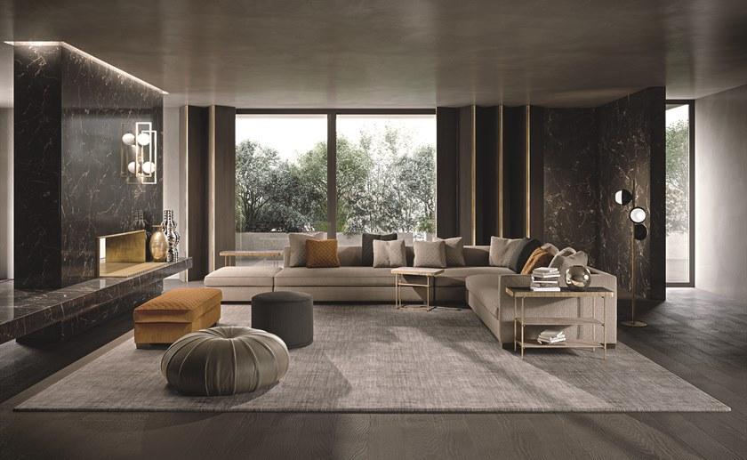 Frigerio Salotti Мягкая кушетка из ткани Tiberio sun-id-1446257 - Вид №3