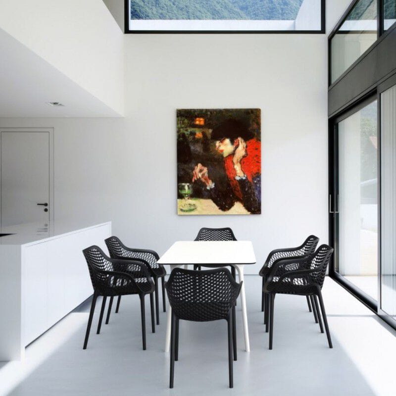 Полипропиленовый стул с подлокотниками WS Design ARIA ARCH-00063295 - Вид №6