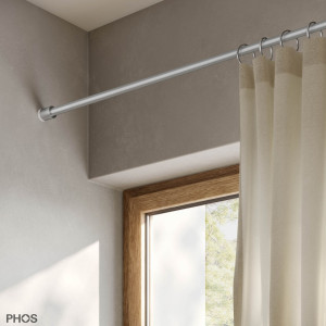 VTKS12-1-W Зажим для штор для ниш от 50 до 100 см. сделано, чтобы измерить. PHOS