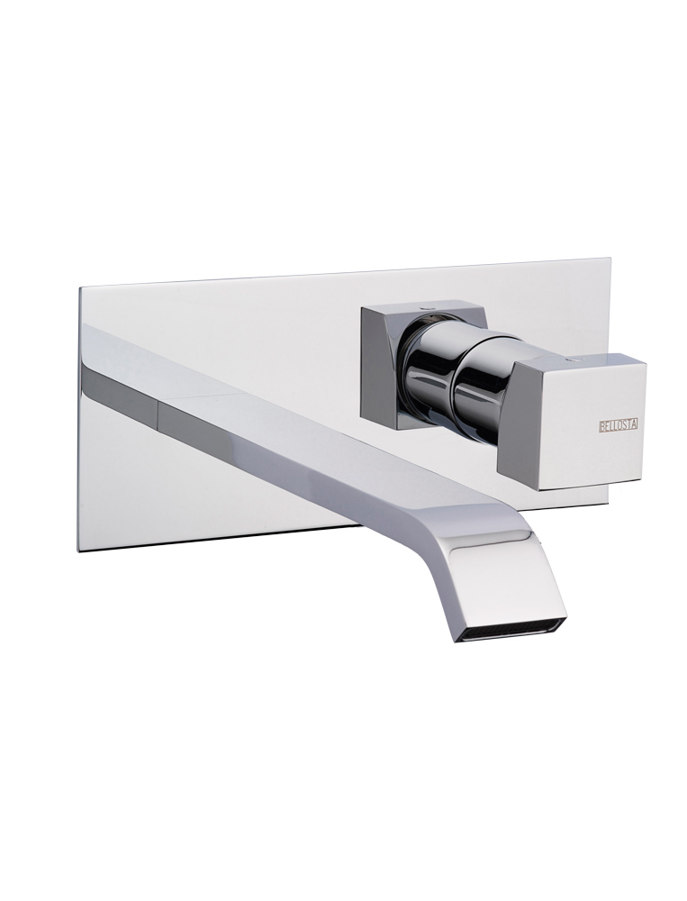 7905/3/1/E
+ 894001 Bellosta Rubinetterie НАСТЕННЫЙ СМЕСИТЕЛЬ ДЛЯ УМЫВАЛЬНИКА С ВЫДВИЖНЫМ РАЗЪЕМОМ НА ПЛАСТИНЕ 