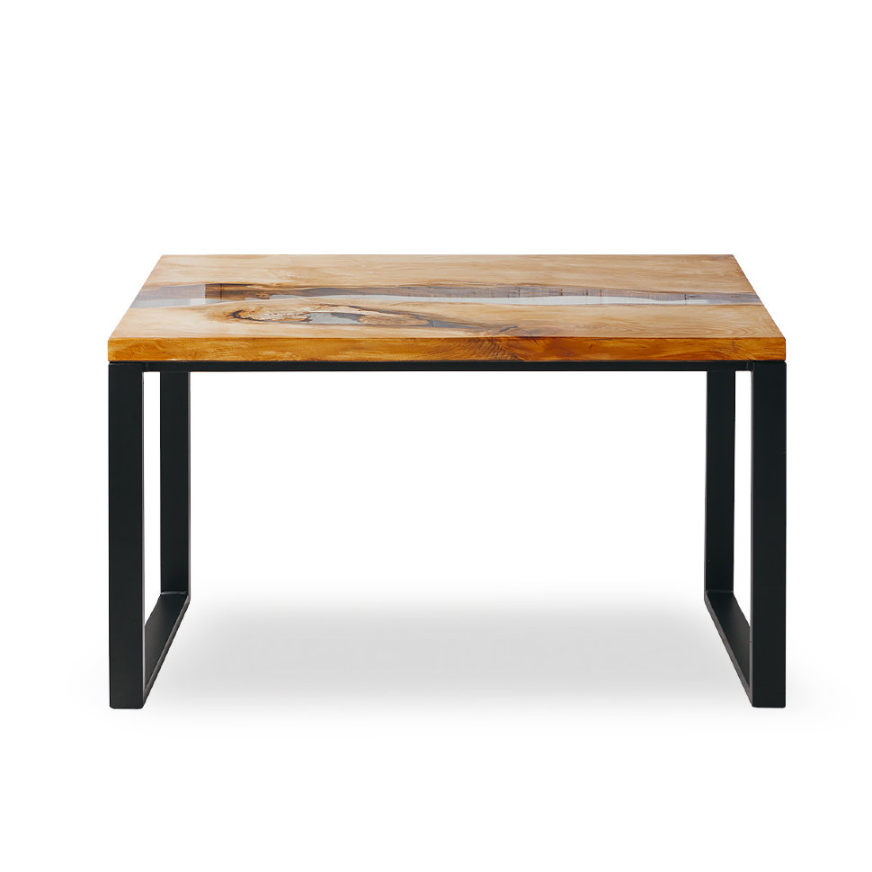 Обеденный стол деревянный прямоугольный 120 см Apple River ICON DESIGNE  178143 Бежевый;коричневый  - Вид №1