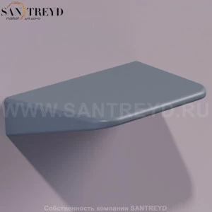 Полка подвесная BADEN BADEN 40 см серая