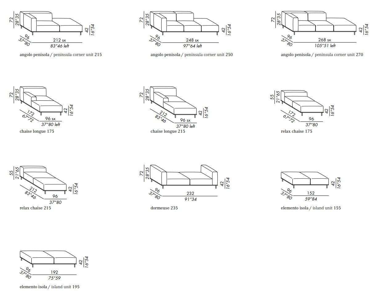 Модульный тканевый диван Meridiani Timothy ARCH-00039569 - Вид №12