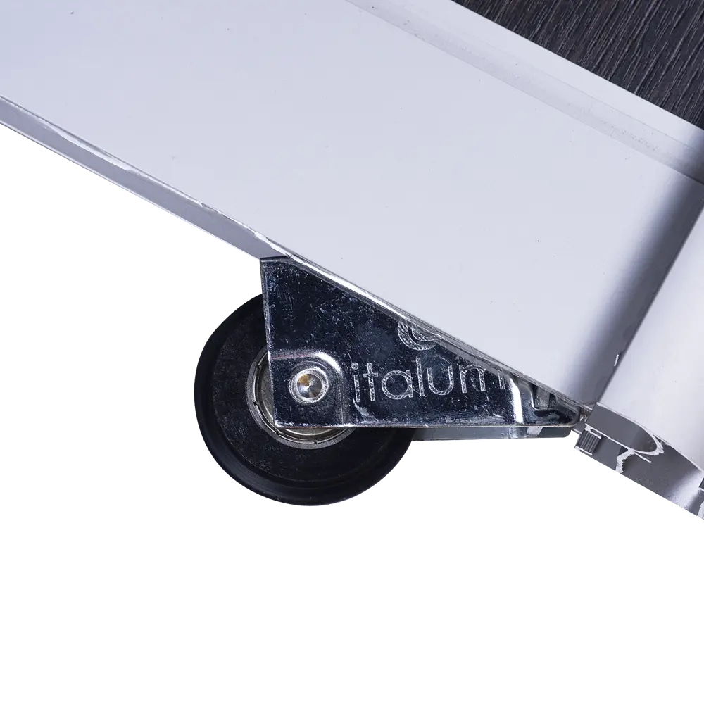 Дверь-купе Spaceo 2555x904 мм, высота проема 2600 мм, ЛДСП, цвет дуб термо тёмный STLM-2055807 - Вид №3