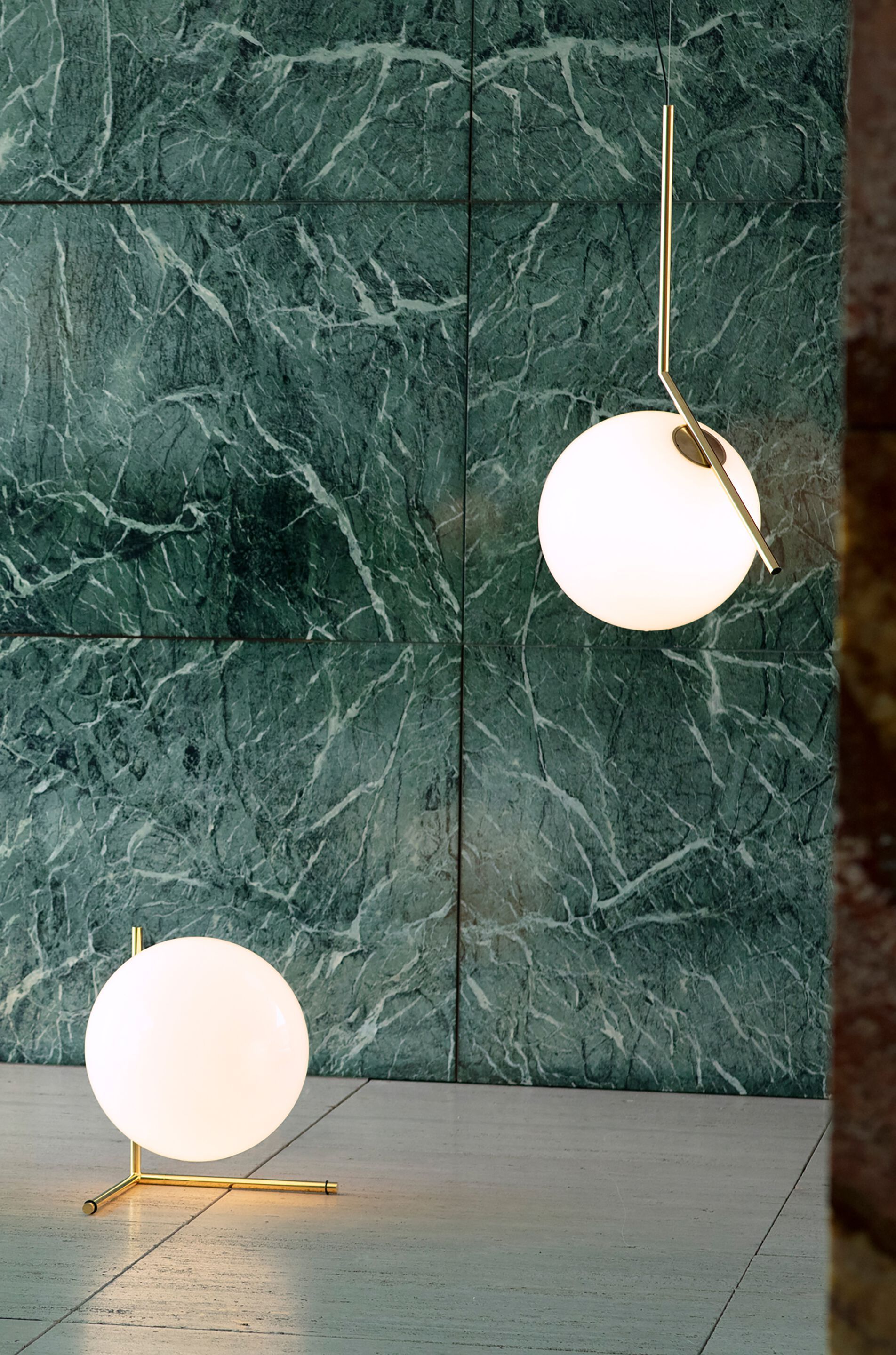 Стеклянный и металлический подвесной светильник Flos IC Lights ARCH-00109102 - Вид №3