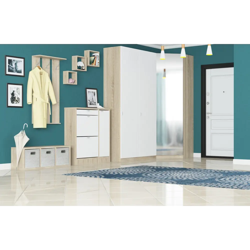 Стеллаж 3 секции 36x106x31 см, ЛДСП, цвет дуб сонома 18079634 STLM-2002620 Santreyd  - Вид №8
