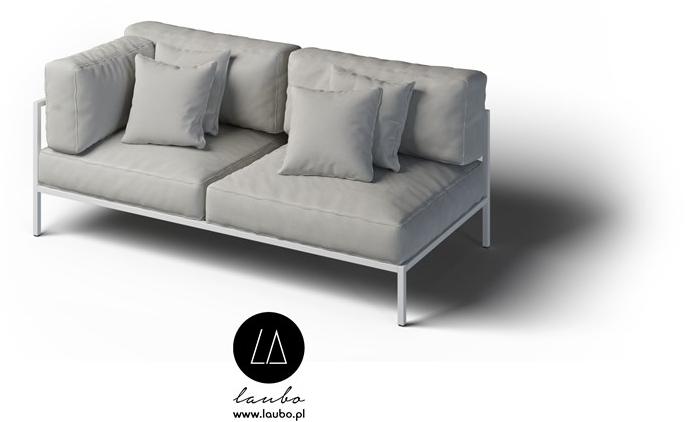 Laubo Левый угол 2-х местный садовый диван Cosi sun-id-1375589 - Вид №1