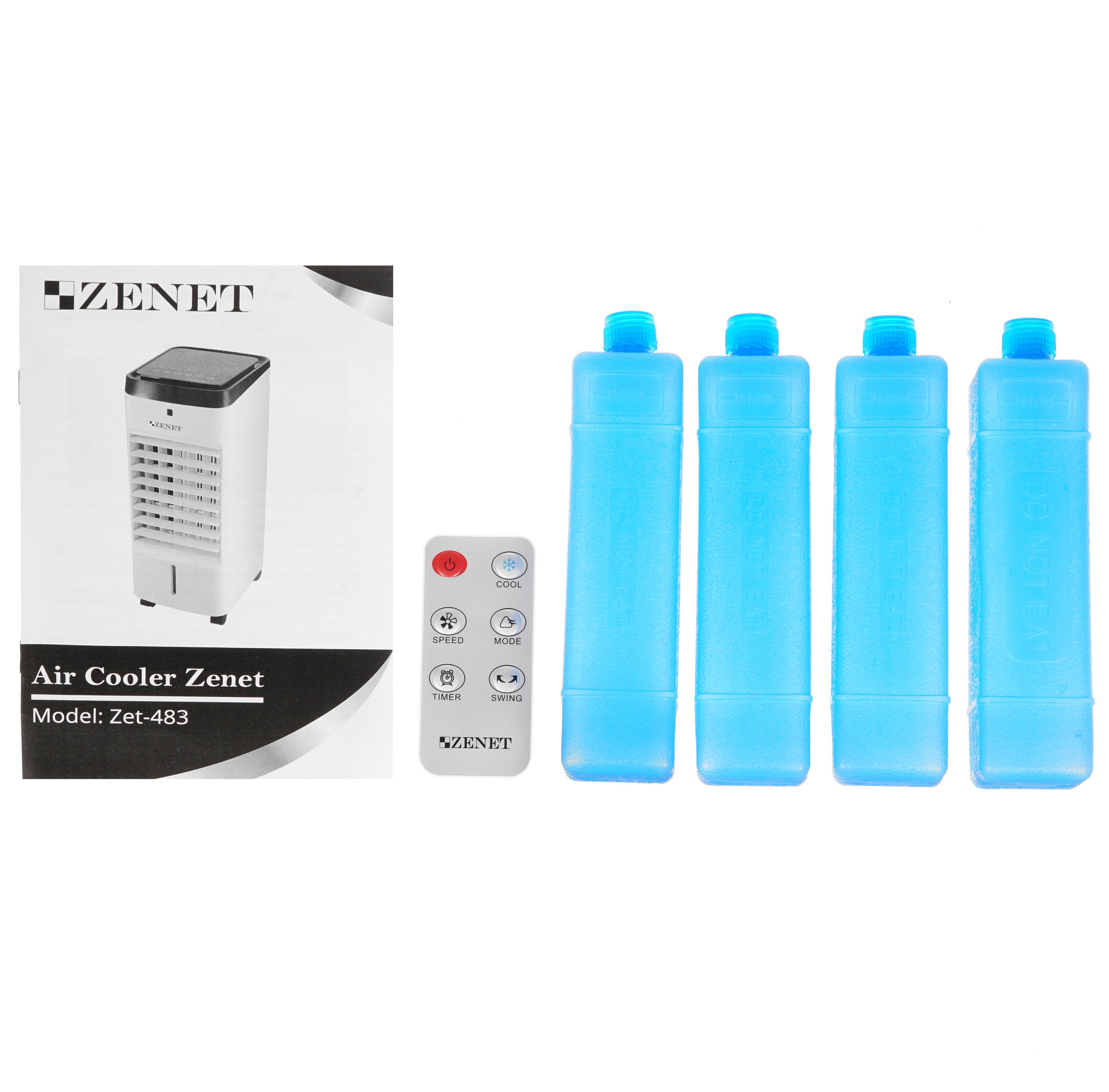 8183734 Охладитель воздуха ZENET ZET-483 белый STDN-0048591 - Вид №7