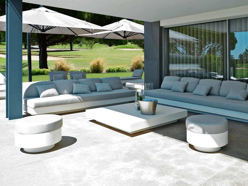 GANSK Круглый садовый пуф из стекловолокна Nordic G5008 - Вид №2