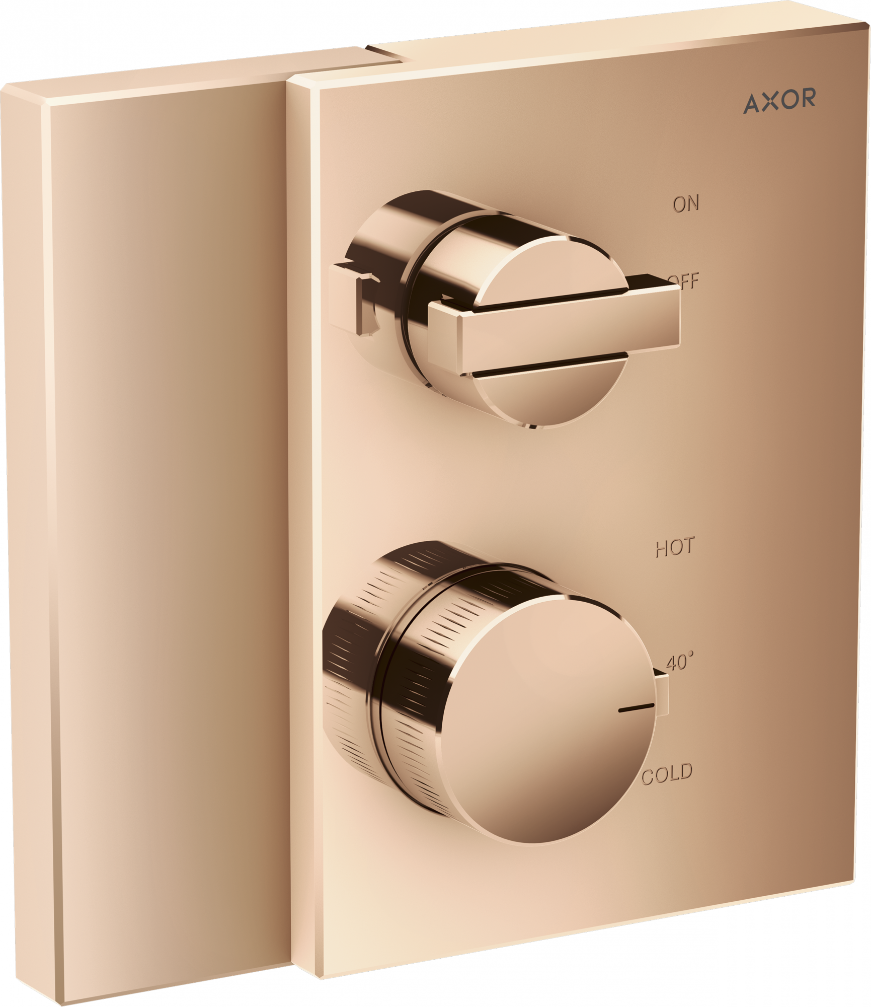46750300 Термостат скрытого монтажа с запорным вентилем AXOR EDGE
