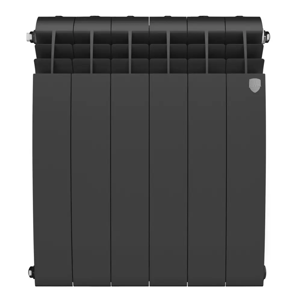 Royal Thermo BiLiner B 500 - биметаллический радиатор черный 6 секций 89426242 STLM-1578503 - Вид №1
