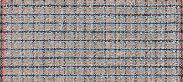 070734 Ковер GL Checks blue 90x200 см GAN Garden Layers - Вид №3