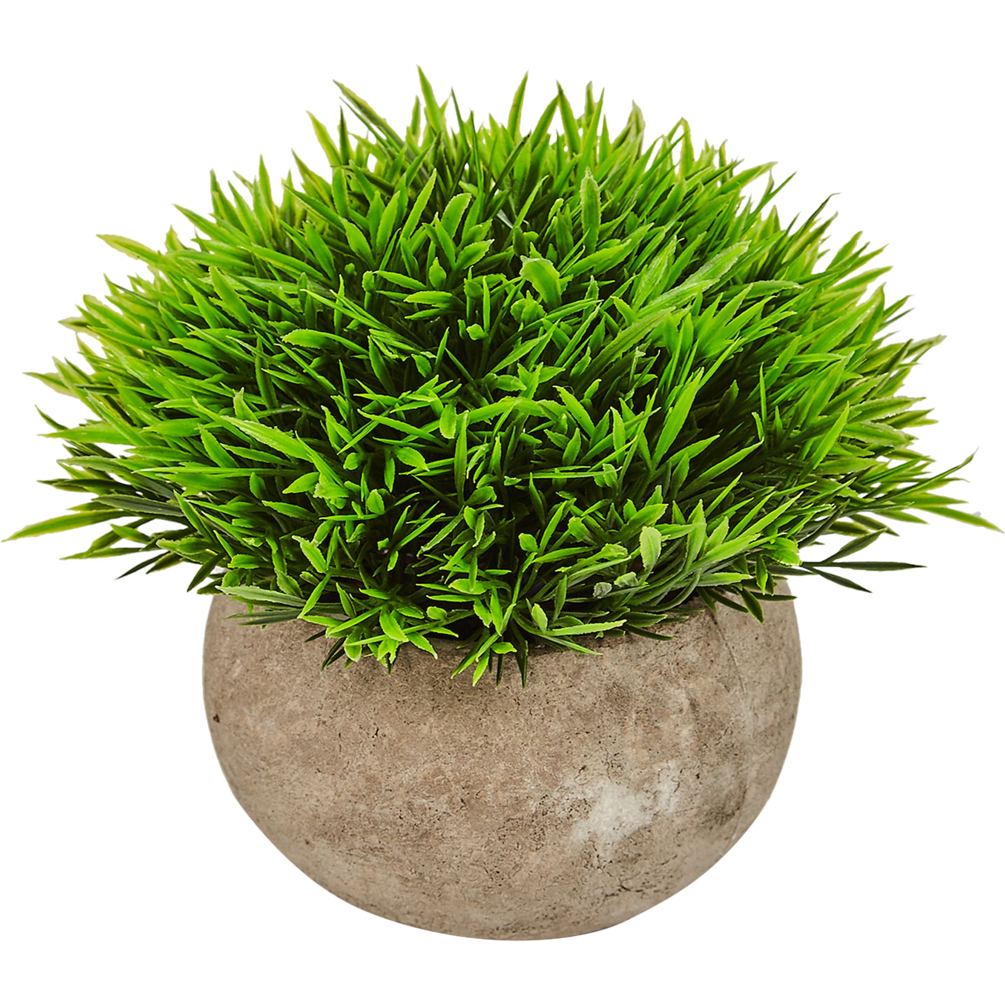 88249641 Искусственное растение в полукруглом горшке вид 1 Santreyd STLM-0077026