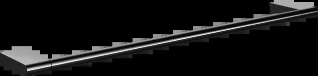 Полотенцесушитель 66502 706 Gessi Origini ЧЕРНЫЙ МЕТАЛЛ PVD