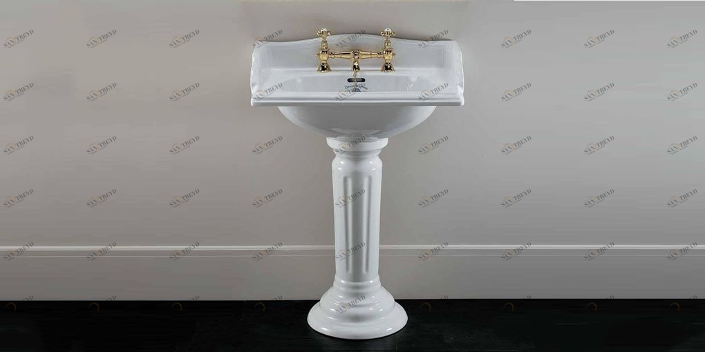 IBLG123FCAM Подвесная раковина настенная овальная Devon&Devon CAMBRIDGE белая