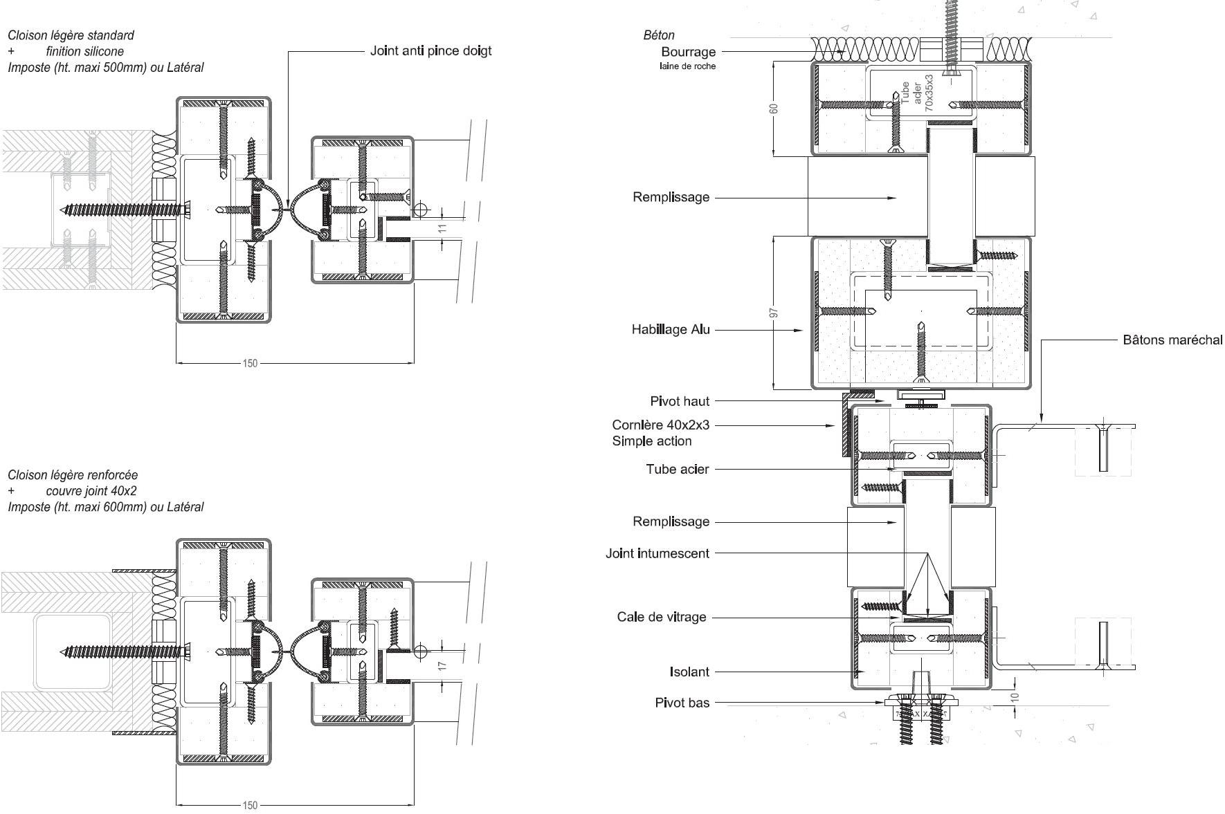 SVF Стальная противопожарная дверь Acierflam Acierflam-bp1v-i-l - Вид №7