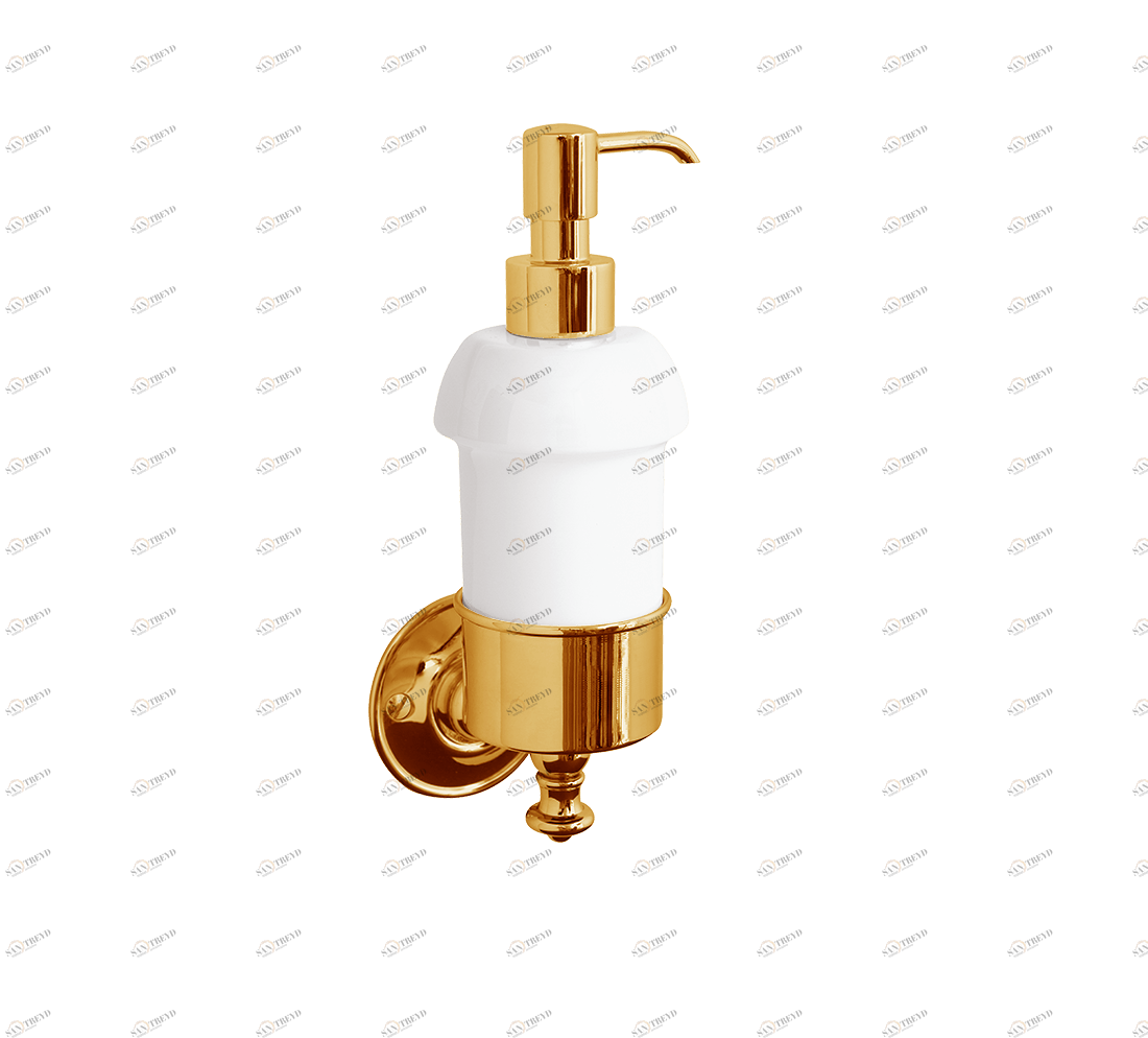 Gentry Home Настенный керамический подстаканник Kent Темное золото GH103033