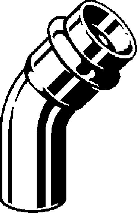 Viega Отвод 45° Sanpress Inox 2326.1 (435387) 435 387 - Вид №1