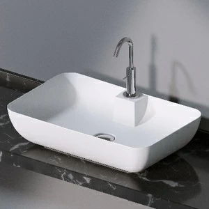 L607101 Накладная раковина на столешницу  прямоугольная A. e T. Italia ELITE