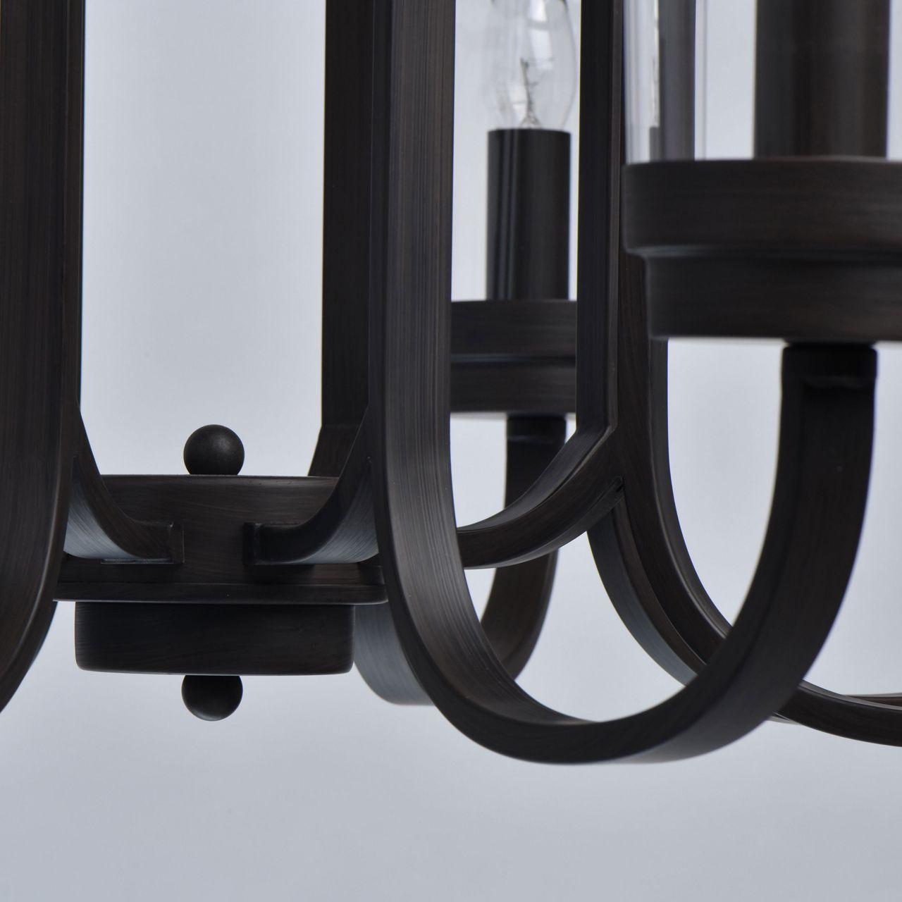 Подвесная люстра MW-Light Замок 249018708 MW-LIGHT ДИЗАЙНЕРСКИЕ, ЗАМОК 279673 Черный  - Вид №3