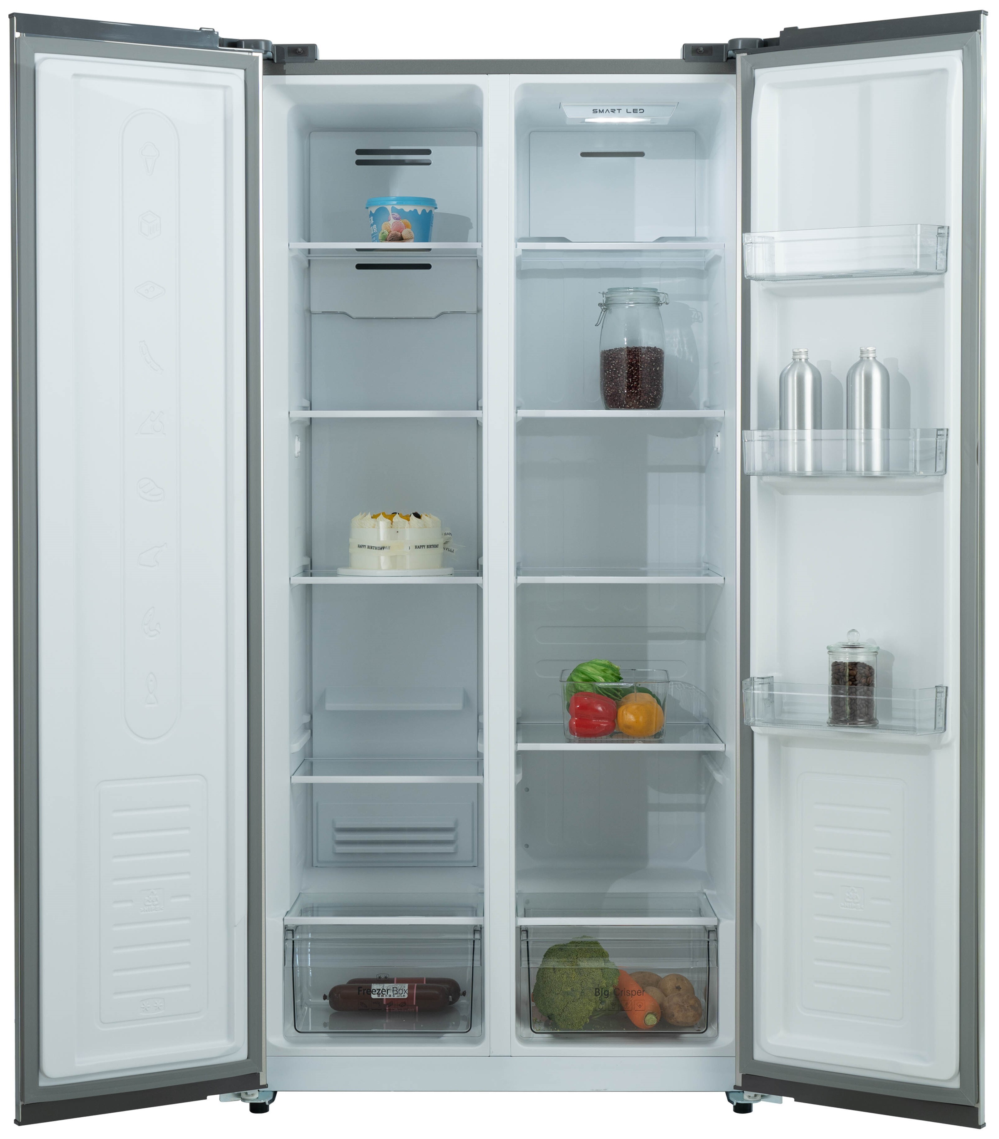 9174201 Холодильник Side by Side   Бирюса SBS 400 I серый STDN-0037011 - Вид №6