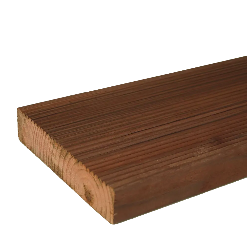 Террасная доска двухсторонняя 28x140x1000 мм импрегнированная вельвет 0.14 м² РУСШПАЛА STLM-2079934