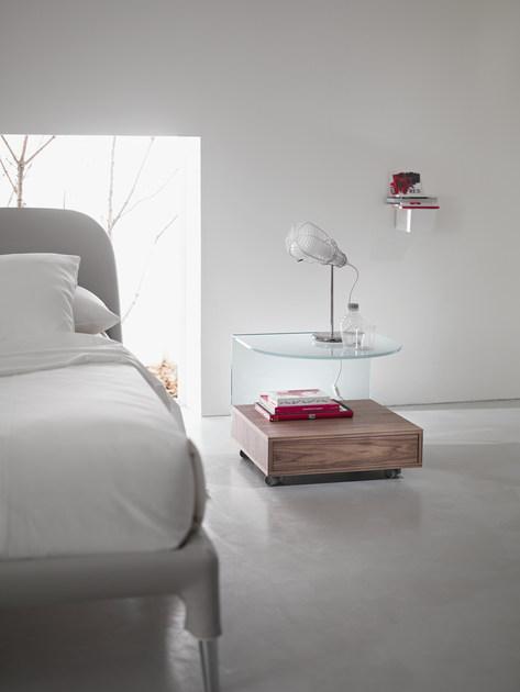 Tonelli Design Тумбочка стеклянная на колесиках sun-id-1483332 - Вид №2