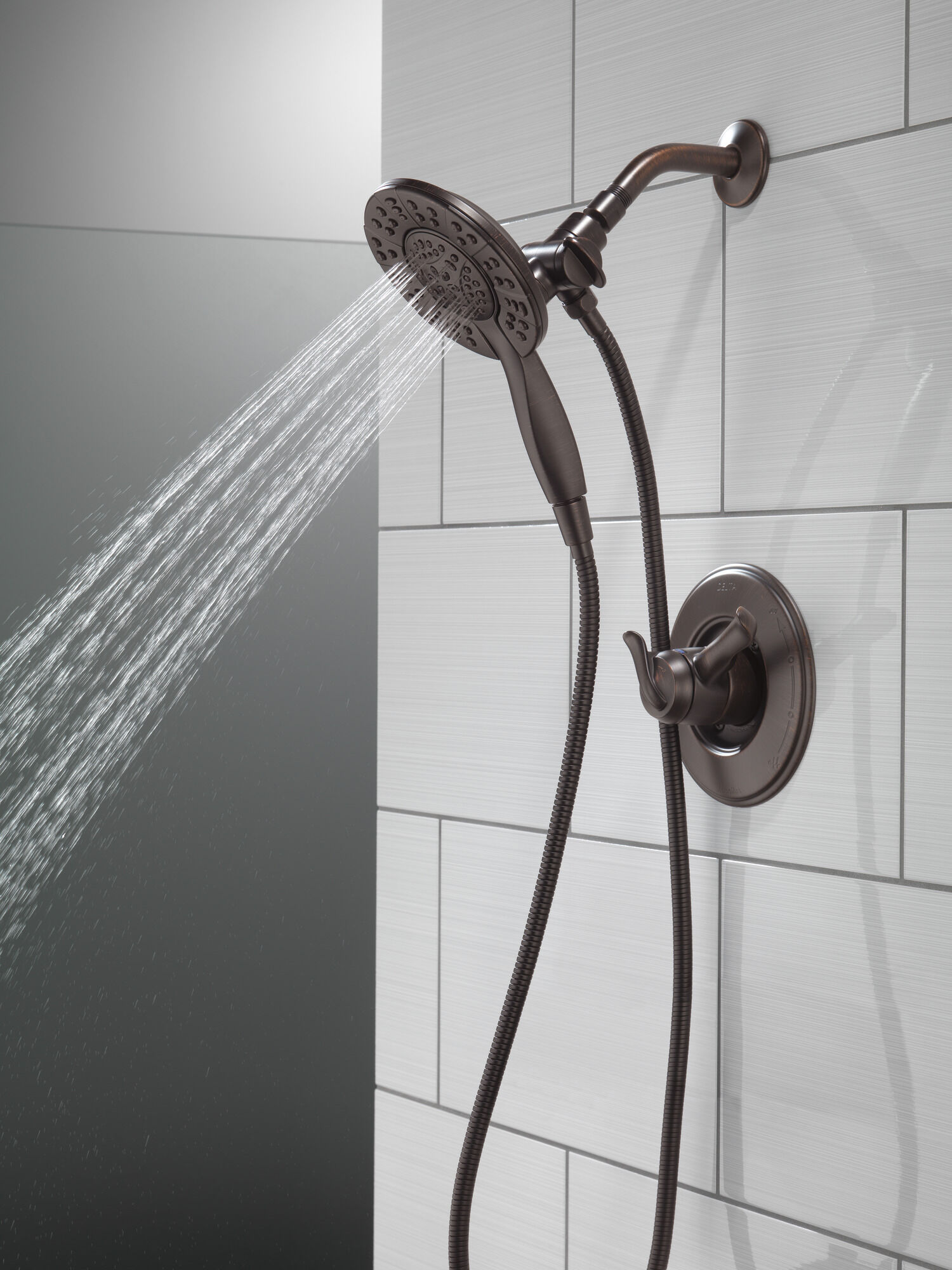 58499-RB In2ition HSSH 1,75 галлона в минуту, 4 настройки Delta Faucet Universal Showering Венецианская бронза  - Вид №9