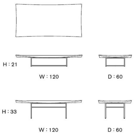 Ritzwell & Co. Низкий деревянный журнальный столик Jk sun-id-1471909 - Вид №5