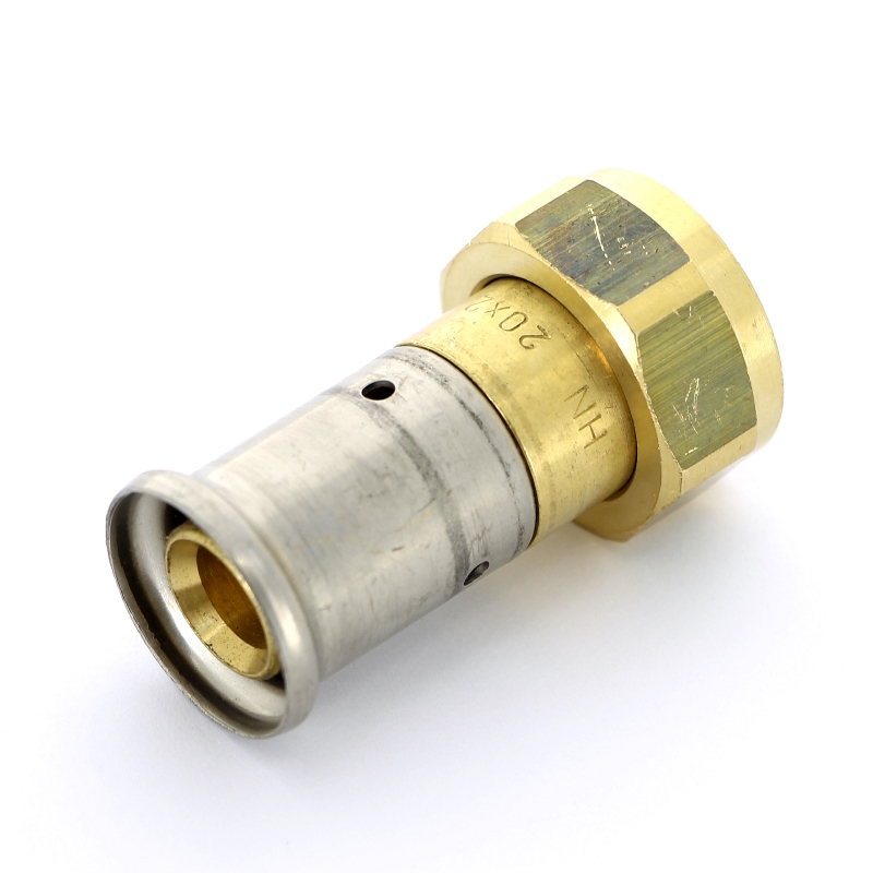 Муфта с накидной гайкой, плоская прокладка пресс HENCO 20x3/4" 26P20Z05 - Вид №2